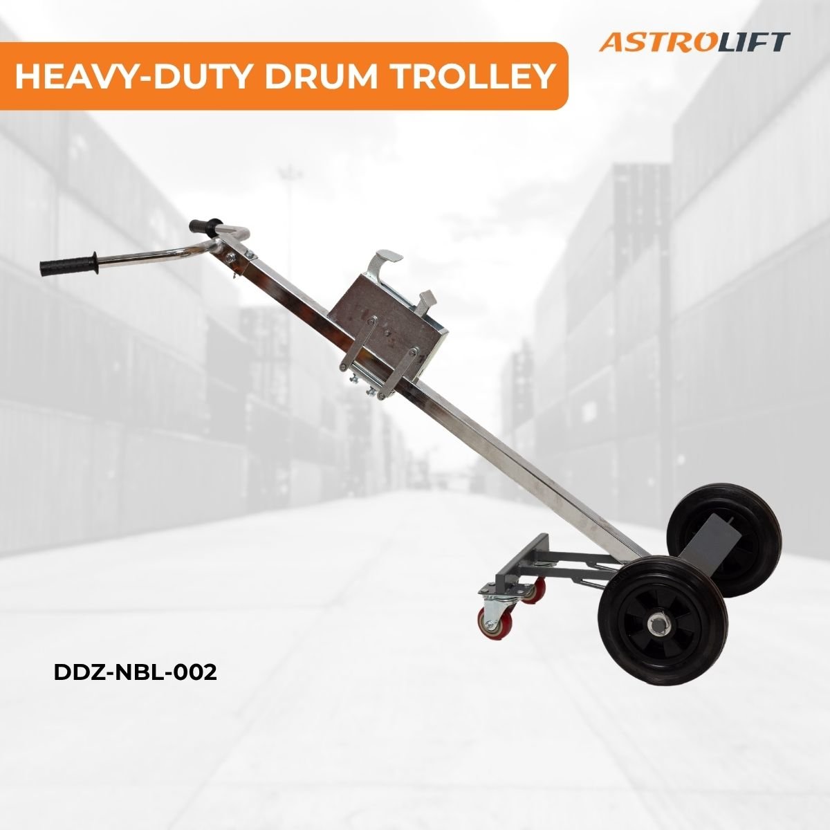 Buy Drum Trolley - Heavy Duty in New Products available at Astrolift NZ
